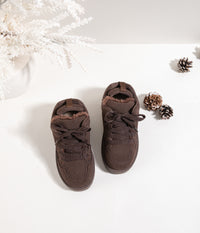 Moteriški šilti laisvalaikio bateliai JOHN Tamsiai ruda