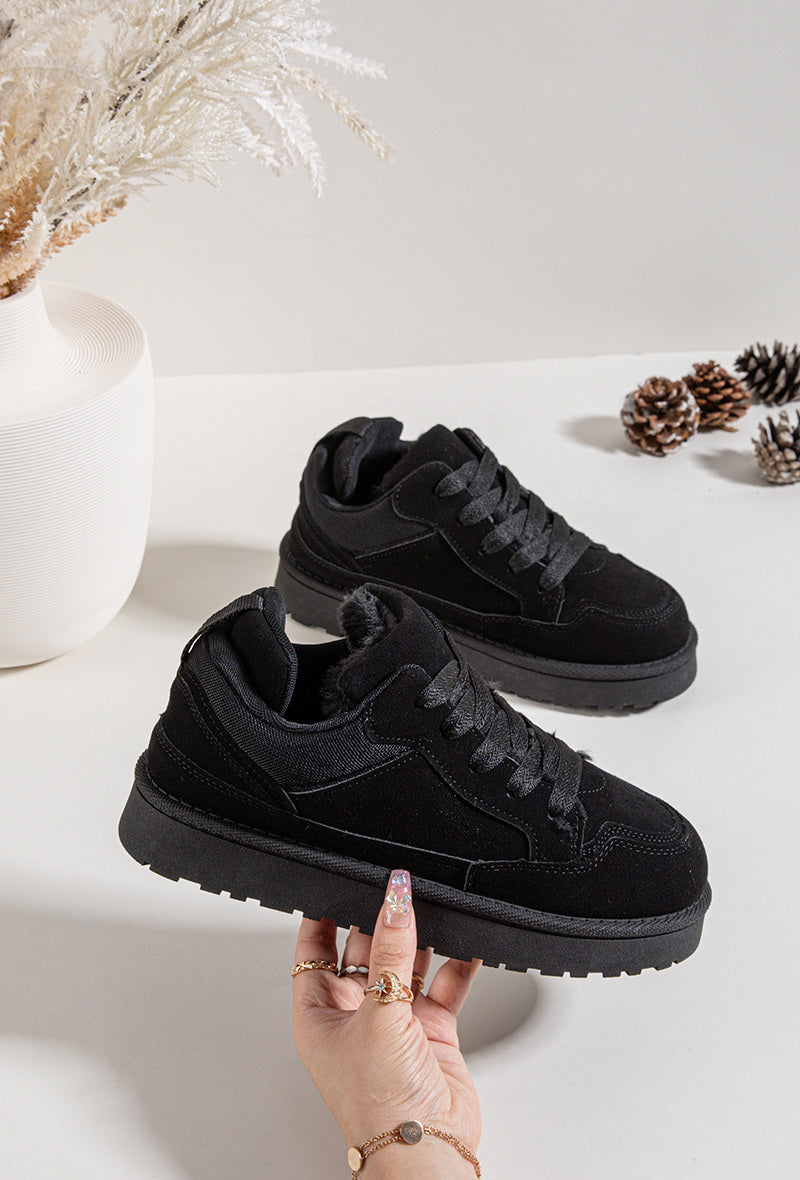 Moteriški šilti laisvalaikio bateliai JOHN Juoda