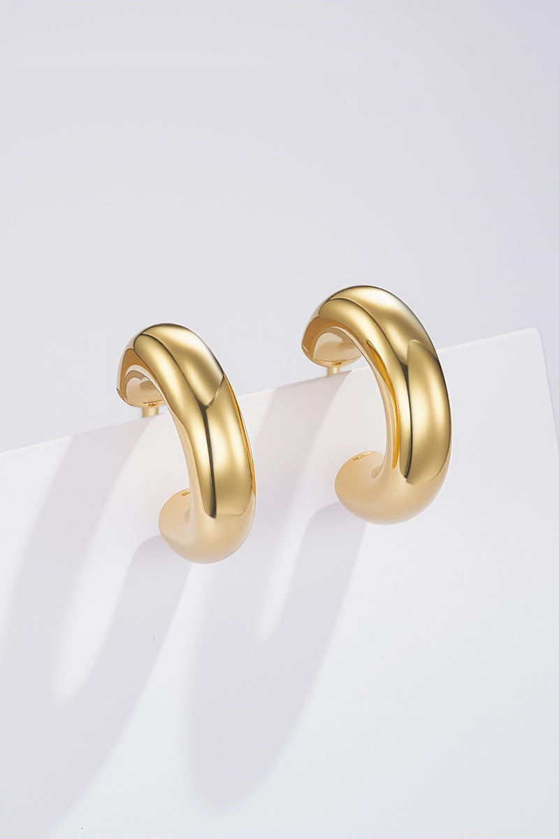 Moteriški aukso spalvos auskarai KIRA