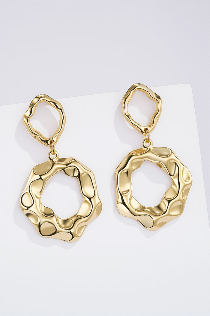 Moteriški aukso spalvos auskarai LOLA