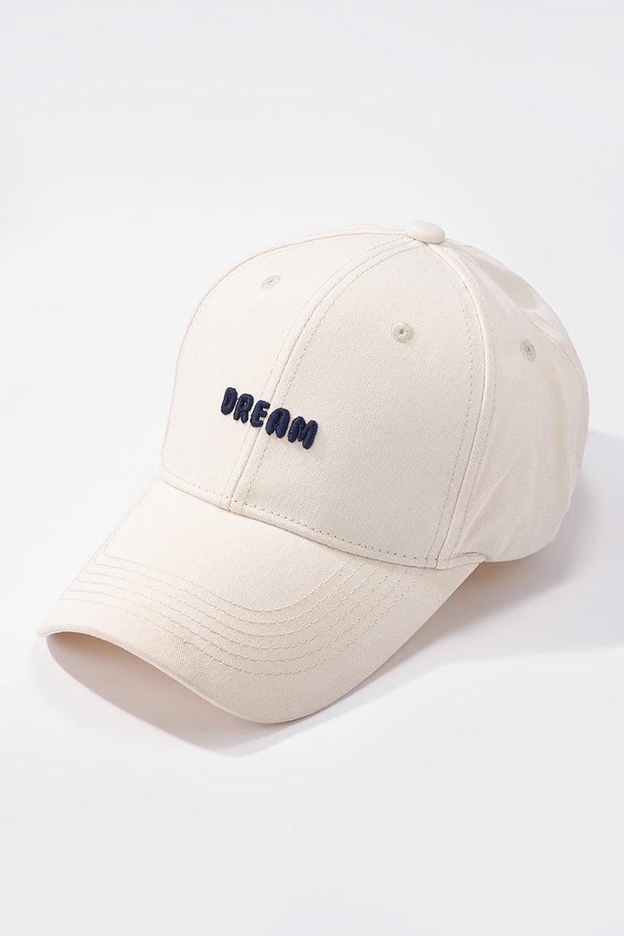 Moteriška kepurė su snapeliu DREAM Balta