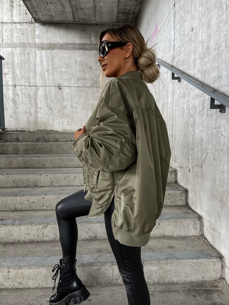 Bomber stiliaus striukė DOLORES Chaki