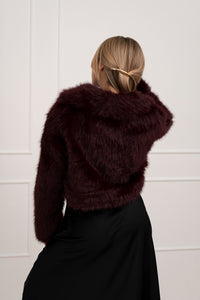 Moteriški trumpi kailiniai NAIRO Bordo