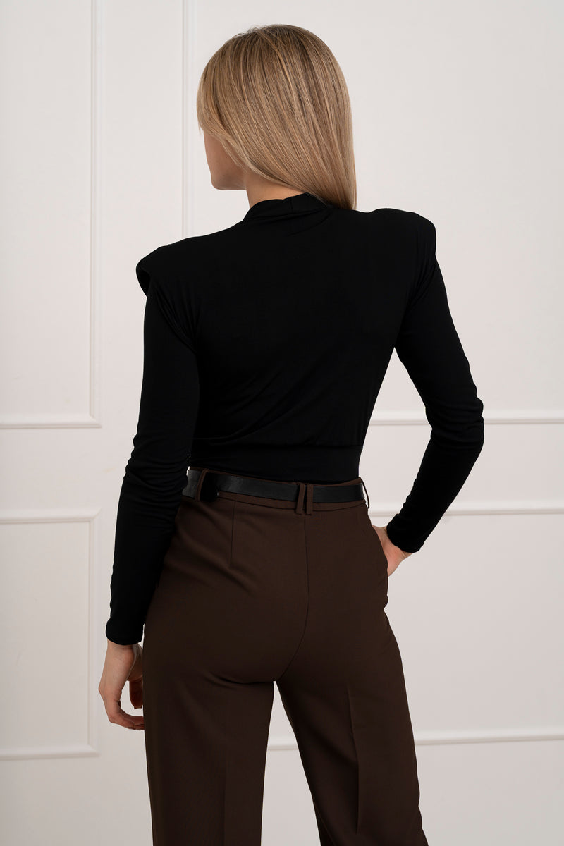 Moteriškas itališkas bodis MARTHO Juoda