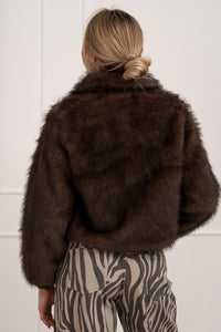 Moteriški trumpi kailiniai SELENA Ruda