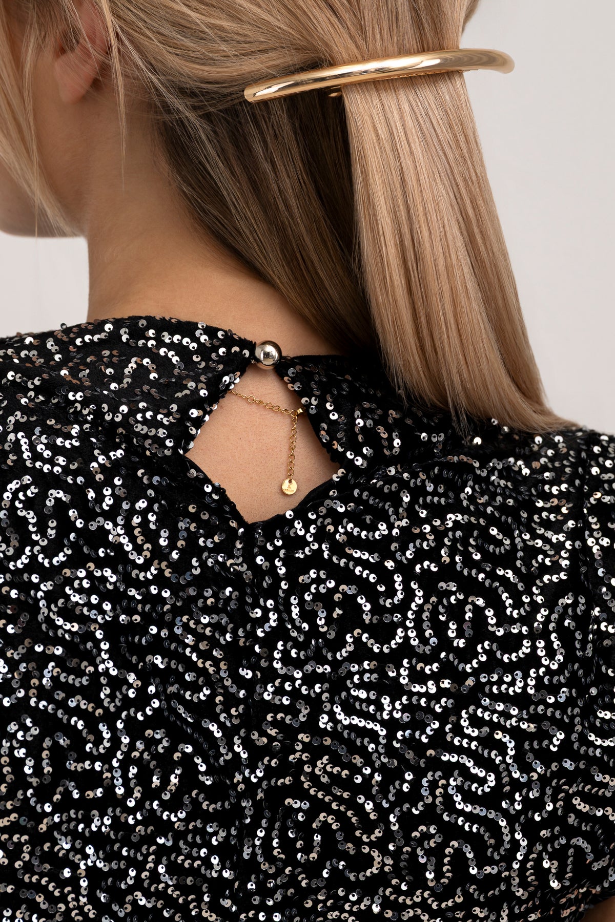 Moteriška blizgi itališka palaidinė SIDNEY Sidabrinė