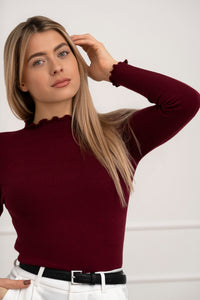 Moteriškas golfas OLERON Bordo