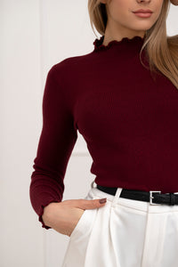 Moteriškas golfas OLERON Bordo