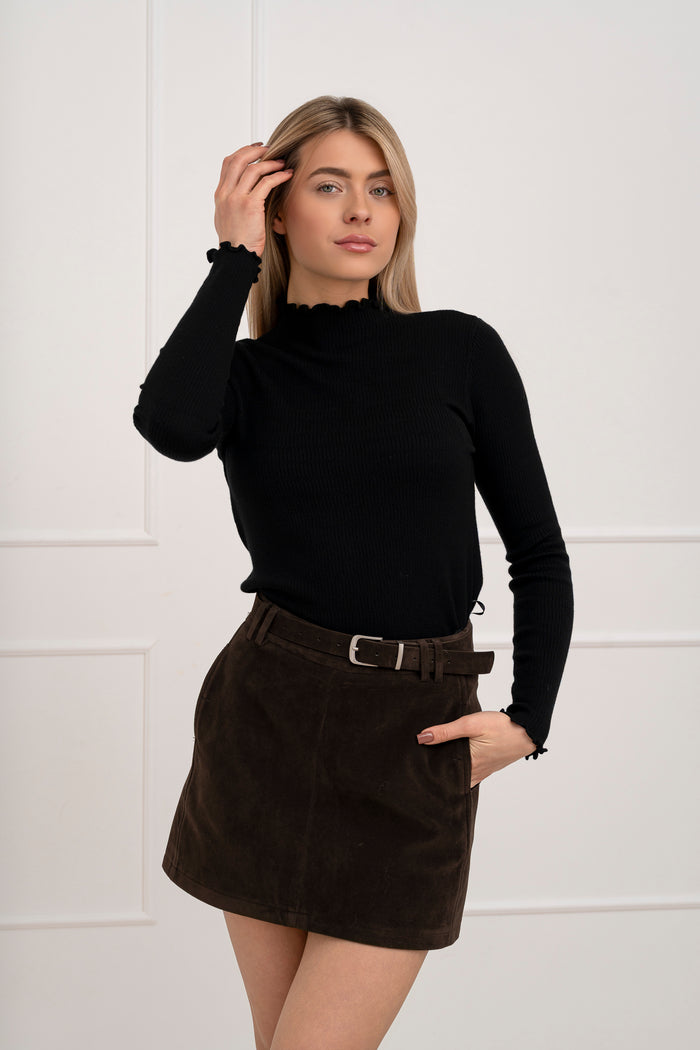 Moteriškas golfas OLERON Juoda