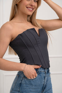 Moteriškas korsetas ZYREN Pilka