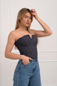 Moteriškas korsetas ZYREN Pilka