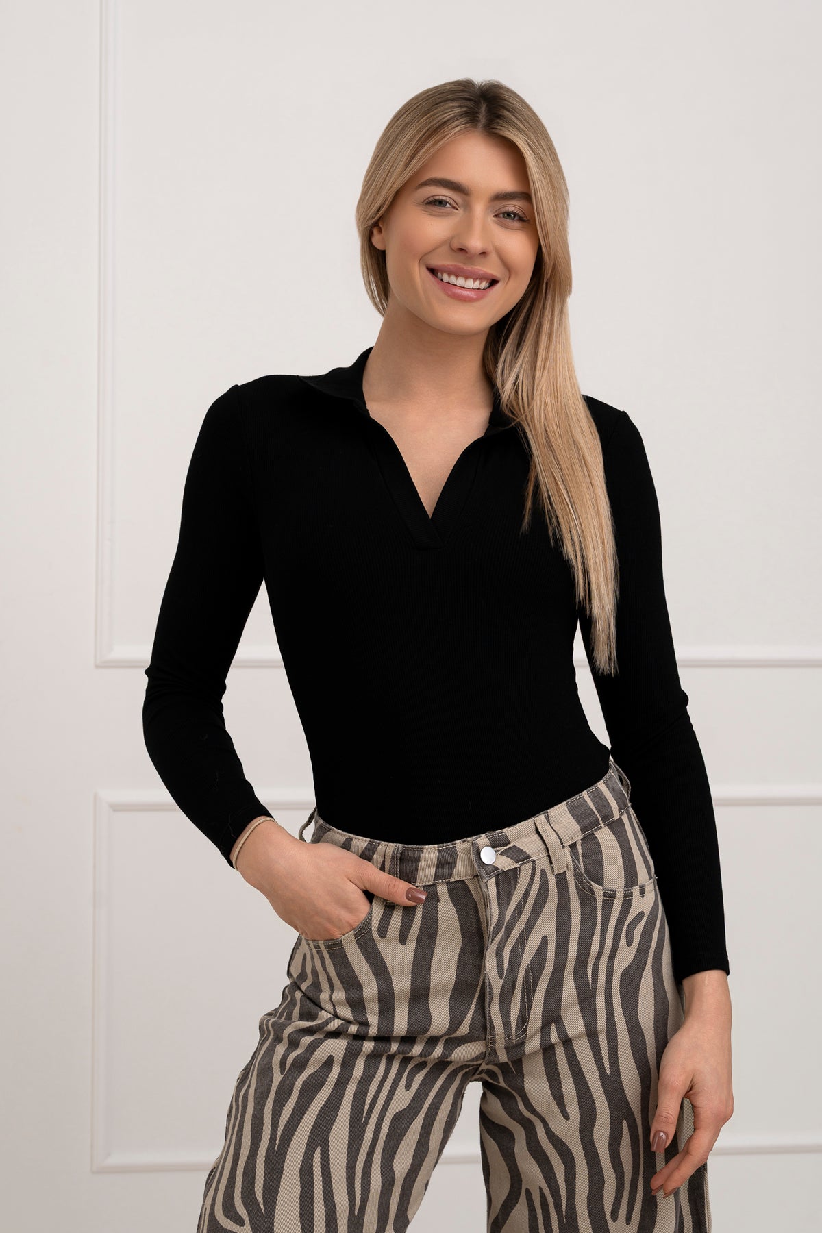 Moteriškas bodis HADES Juoda