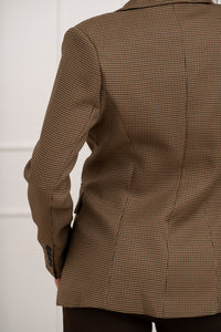 Moteriškas klasikinis švarkas GABE Ruda