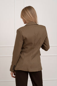 Moteriškas klasikinis švarkas GABE Ruda