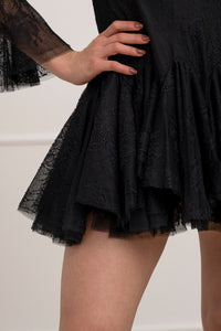 Moteriška proginė suknelė LAINEY Juoda