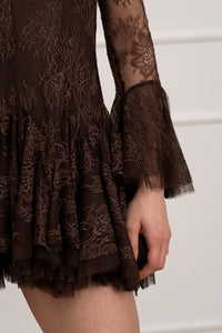 Moteriška proginė suknelė LAINEY Ruda