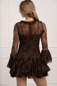 Moteriška proginė suknelė LAINEY Ruda