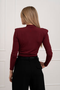 Moteriškas itališkas bodis MARTHO Bordo