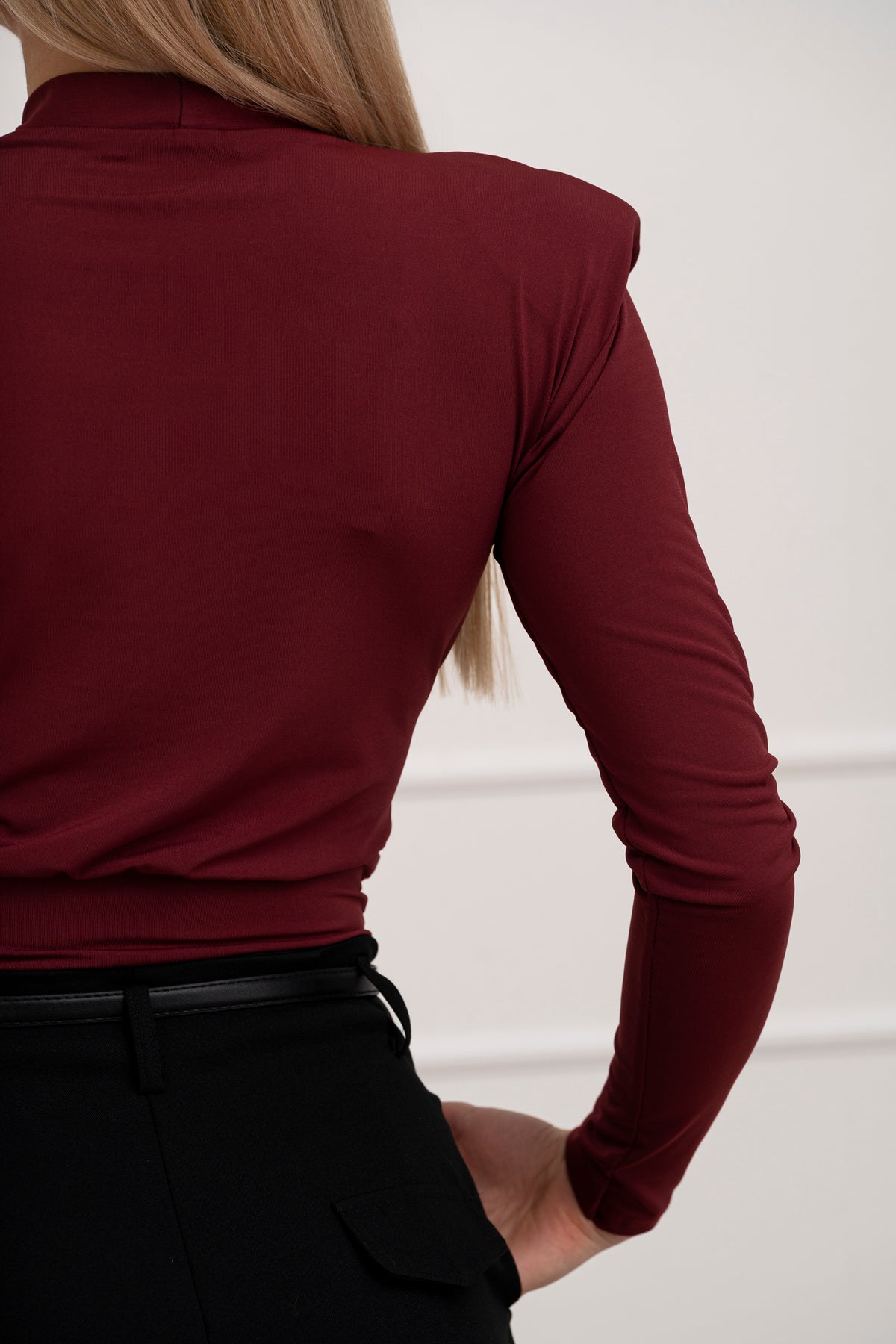 Moteriškas itališkas bodis MARTHO Bordo