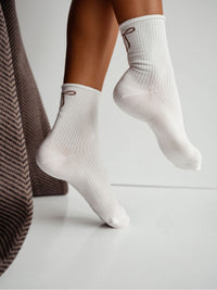 Moteriškos kojinės MYA Kreminė