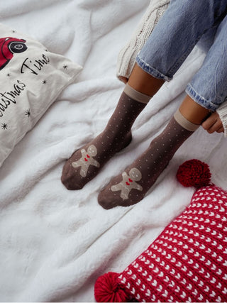 Kojinės GINGERBREAD Ruda